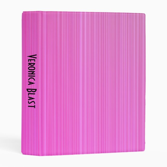 Pinky Do Wa Personal Name Mini Binder (Front/Spine)