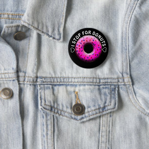 Pinky Donut - colorful sprinkles 1 Button