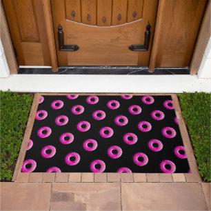 Pinky Donut - colorful sprinkles 1 Doormat