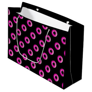 Pinky Donut - colorful sprinkles 1 Large Gift Bag