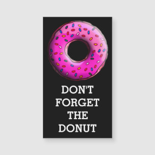 Pinky Donut with colorful sprinkles + your ideas