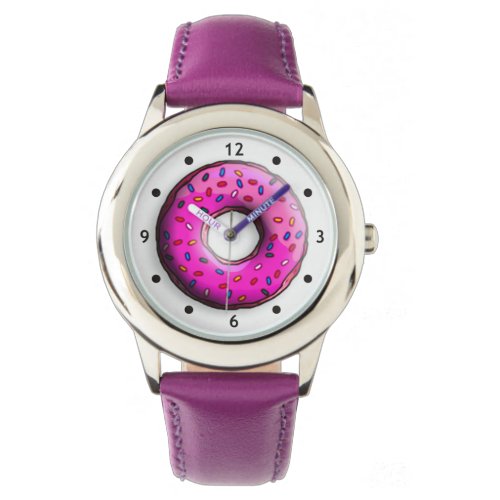 Pinky Donut with colorful sprinkles  your ideas Watch