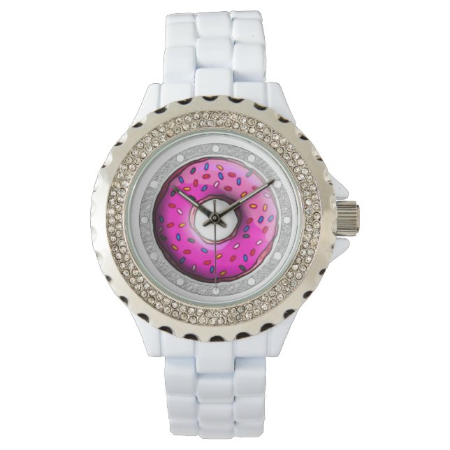 Pinky Donut with colorful sprinkles + your ideas Watch (Front)