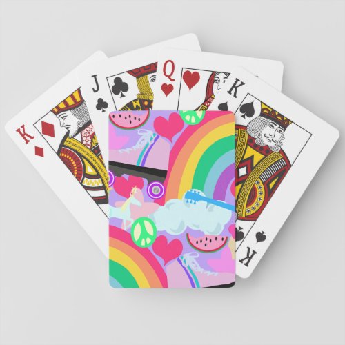 Pinky Eighties Explosion Playing Cards