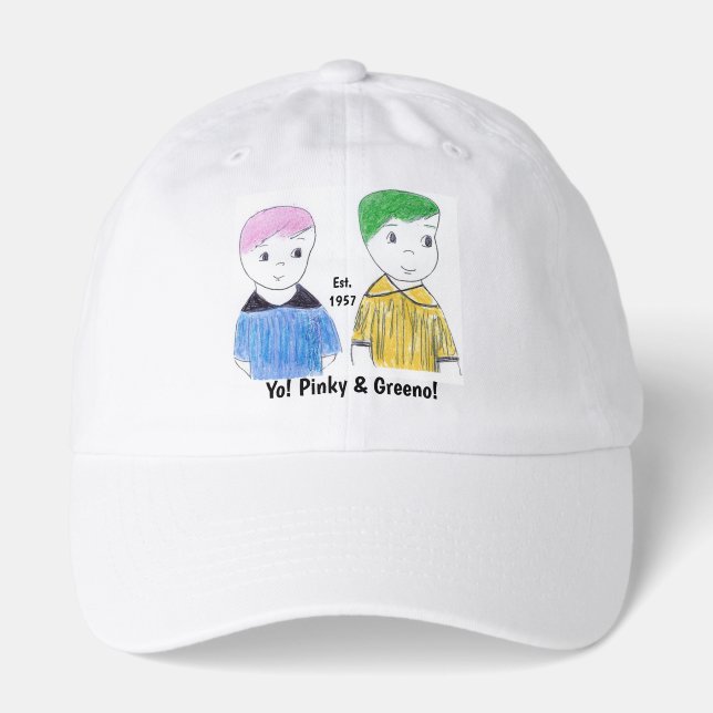 Pinky & Greeno Hat for Kids (Front)
