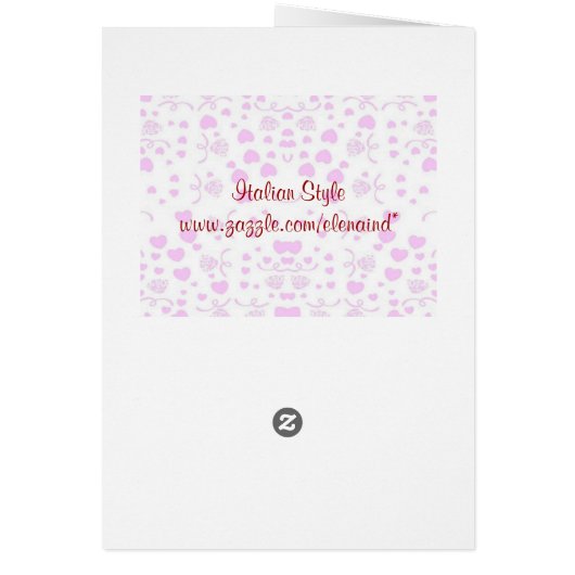 Pinky Love Card (Back)