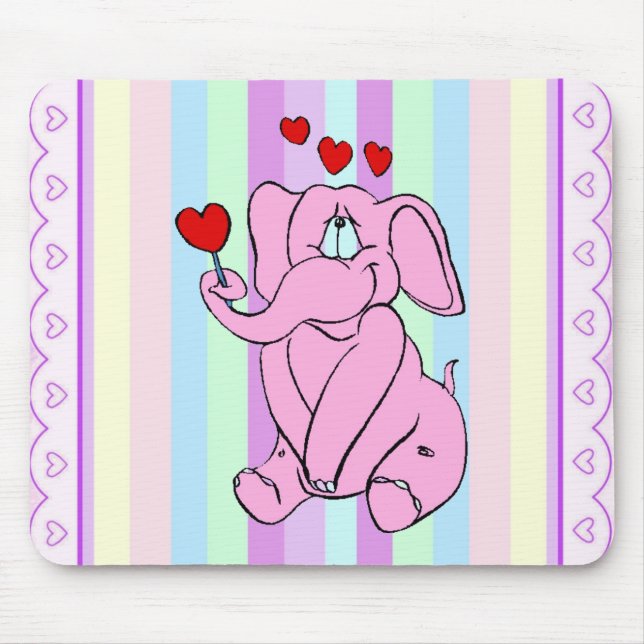 Pinky Love Mousepad (Front)