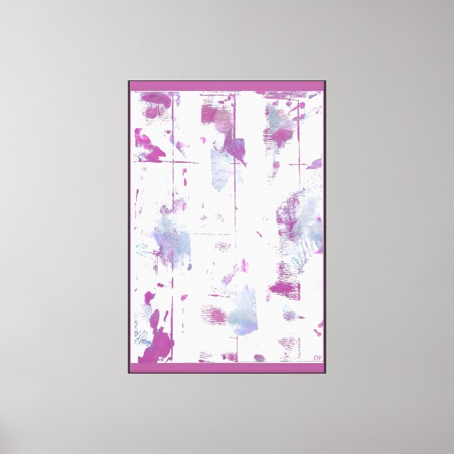 Pinky Pane Canvas Print (Front)