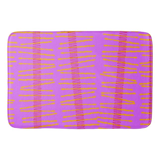 Pinky peanut bath mat (Front)