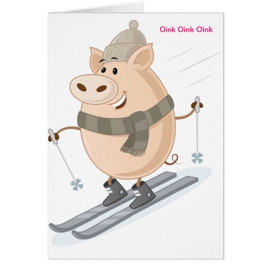 Pinky Piggy Design Cards (Front)