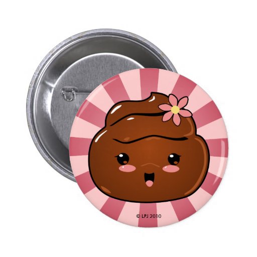 Pinky Poo Button | Zazzle