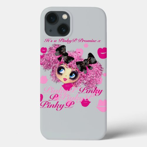 Pinky Promise BFF gifts with Kawaii PinkyP iPhone 13 Case