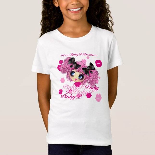 Pinky Promise BFF gifts with Kawaii PinkyP T-Shirt (Front)