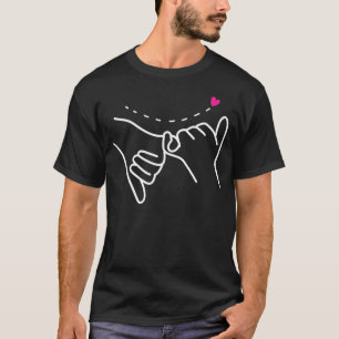 Pinky Promise Friendship Eid Heart BFF Friends  T-Shirt