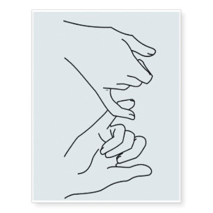 pinky promise temporary tattoos