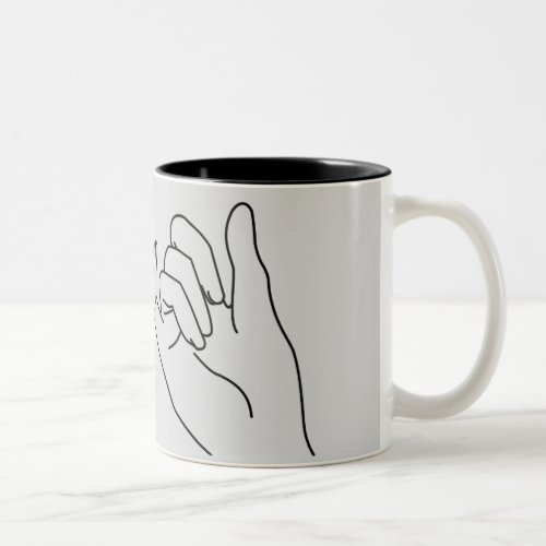 pinky promise Two_Tone coffee mug