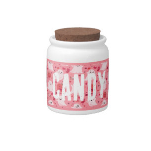 Pinky pumpkin Ghostly Surprise Candy Jar