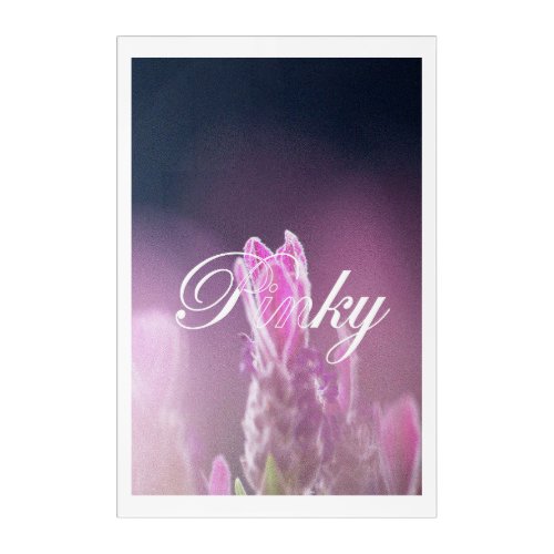 Pinky Rose Raster Graphic Wall Art