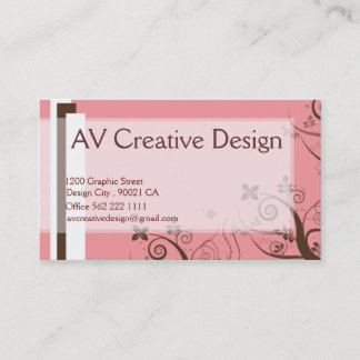 Pinky Stylish - Customized Business Card