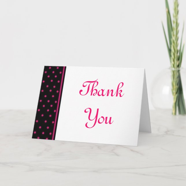 Pinky Thank You Card (Front)