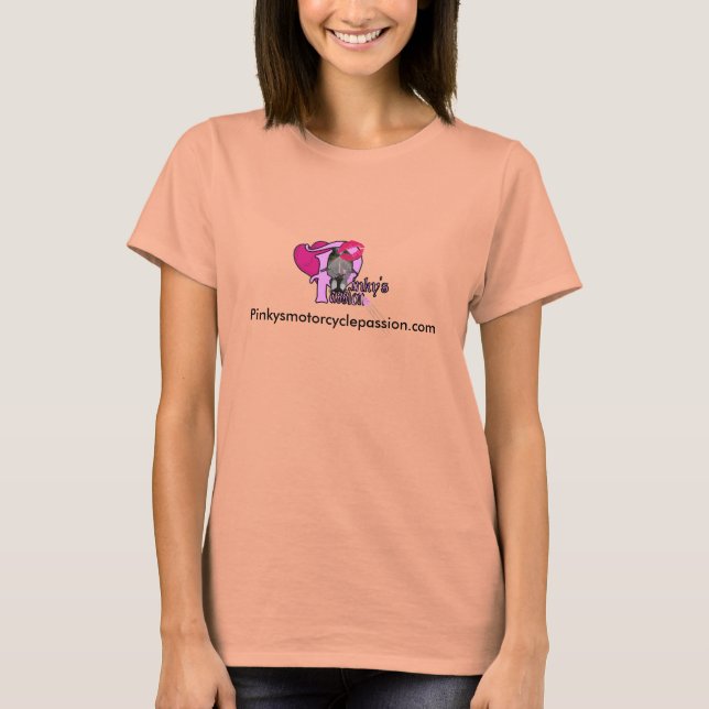 pinky valentine day, Pinkysmotorcyclepassion.com T-Shirt (Front)