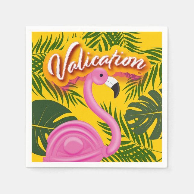 Pinky Validation Vacation Napkins (Front)