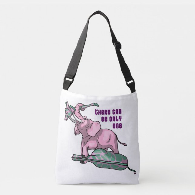 Pinky Wins by TKO Crossbody Bag (Front)