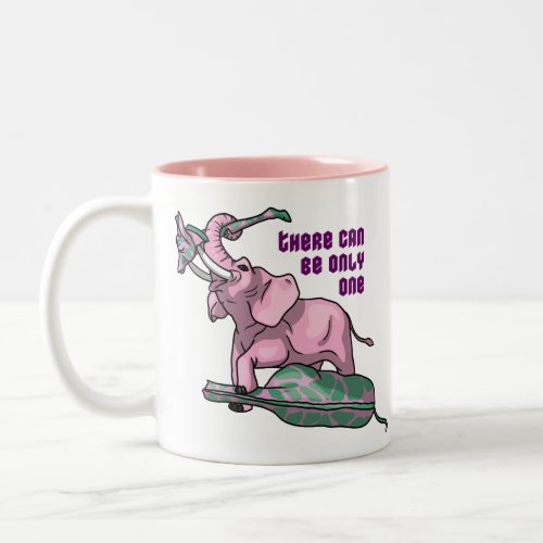 Pinky Wins by TKO Two_Tone Coffee Mug