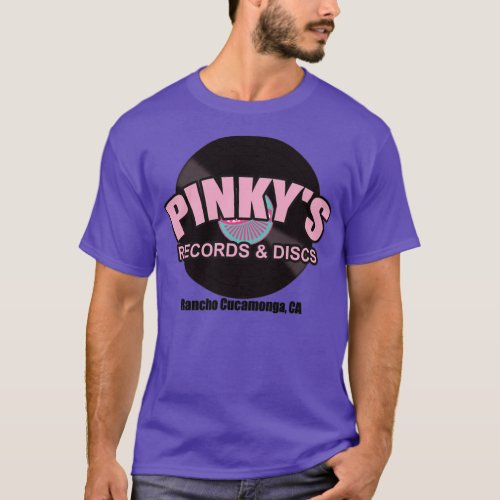 Pinkys Records and Discs T_Shirt