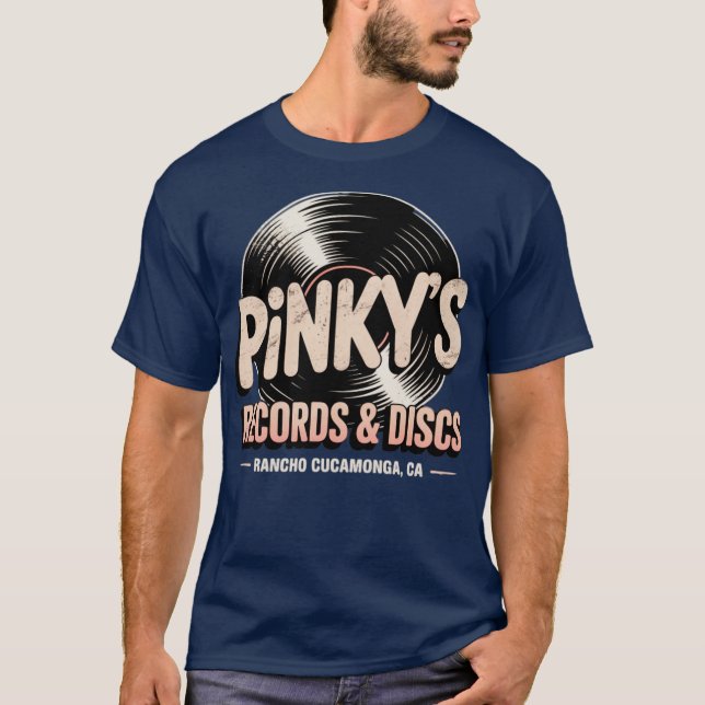 Pinky's Records & Discs T-Shirt (Front)
