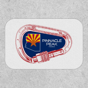 Pinnacle Peak Arizona Rock Climbing Carabiner Patch