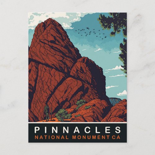 Pinnacles National Monument CA Travel Postcard