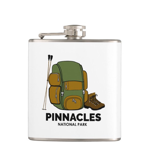 Pinnacles National Park Backpack Flask (Front)