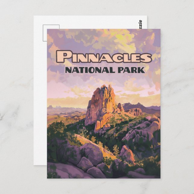 Pinnacles National Park Buttes California  Postcard (Front/Back)