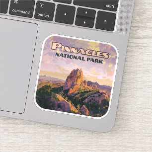 Pinnacles National Park Buttes California Sticker