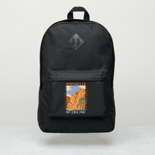 Pinnacles National Park California Distressed Port Authority Backpack
