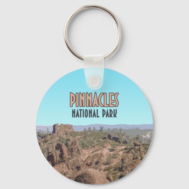 Pinnacles National Park California Keychain (Front)
