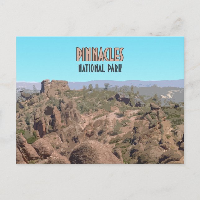 Pinnacles National Park California Postcard (Front)