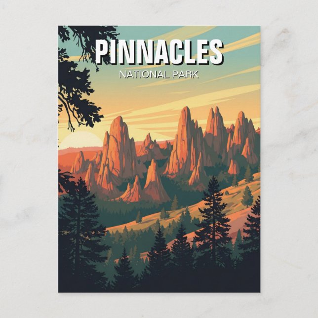 Pinnacles National Park California Travel Postcard (Front)