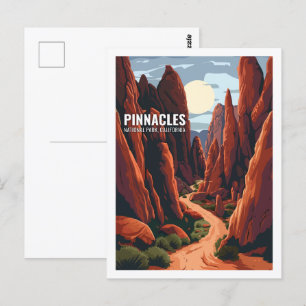 Pinnacles National Park California USA Postcard