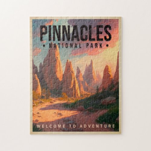 Pinnacles National Park California Vintage Jigsaw Puzzle
