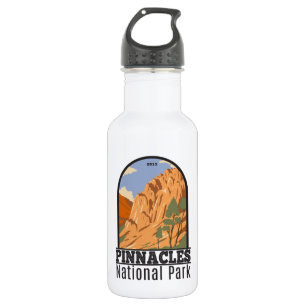 Pinnacles National Park California Vintage  Stainless Steel Water Bottle
