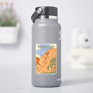 Pinnacles National Park California Vintage Sticker