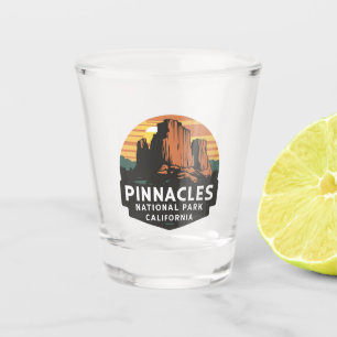 Pinnacles National Park Emblem Shot Glass