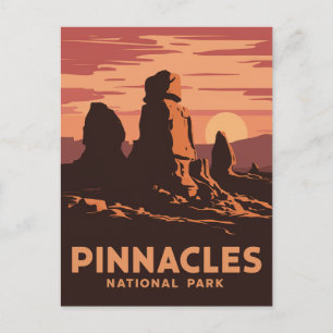 Pinnacles National Park Holiday Postcard