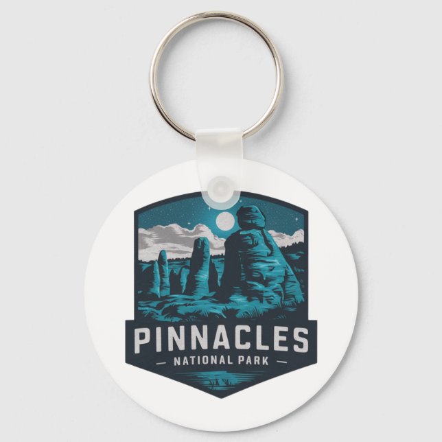 Pinnacles National Park Magical Night Keychain (Front)