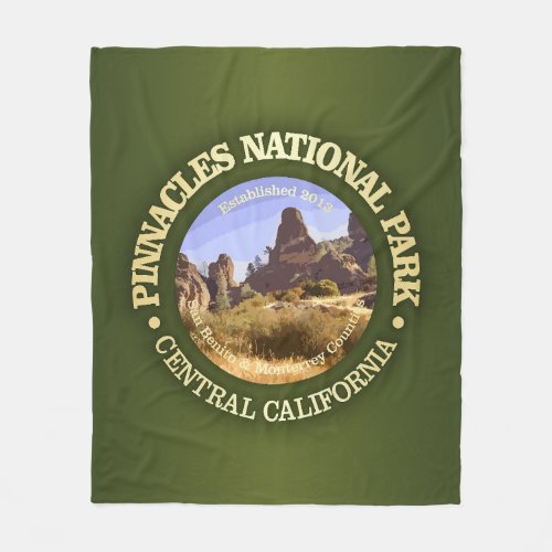 Pinnacles National Park NP2 Fleece Blanket