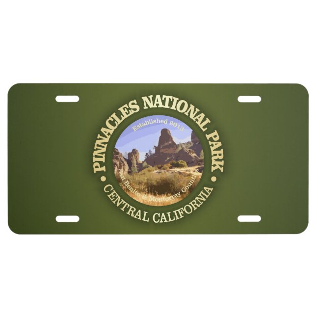Pinnacles National Park (NP2) License Plate (Front)