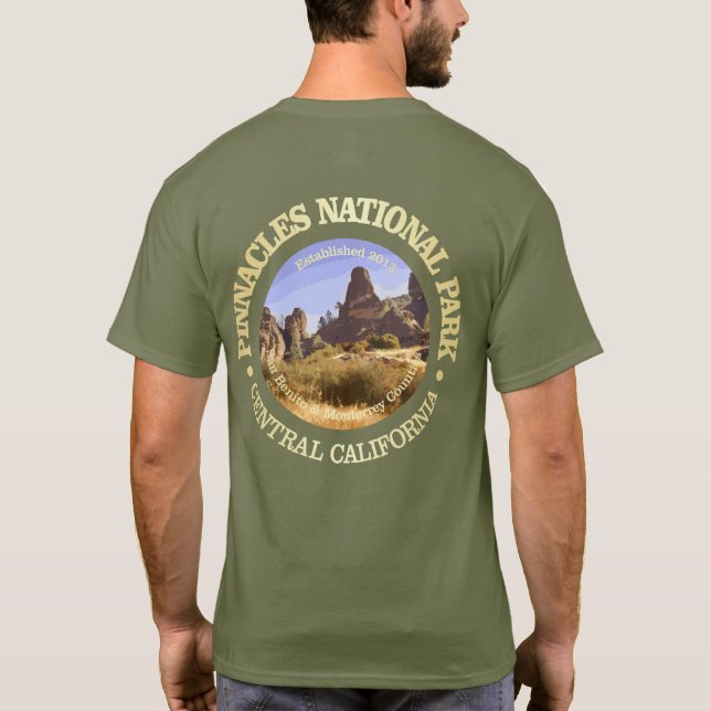 Pinnacles National Park (NP2) T-Shirt (Back)