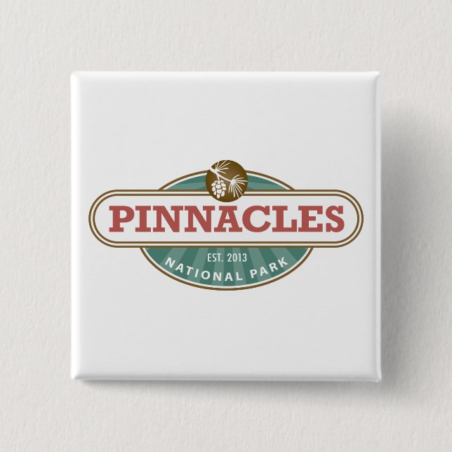 Pinnacles National Park Pinback Button (Front)